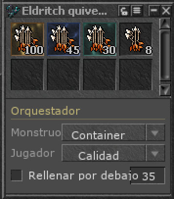 El cajón del Orquestador, dentro del juego